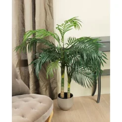 MICA - Palmier golden cane en pot, vert Ø 100 x H. 120 cm