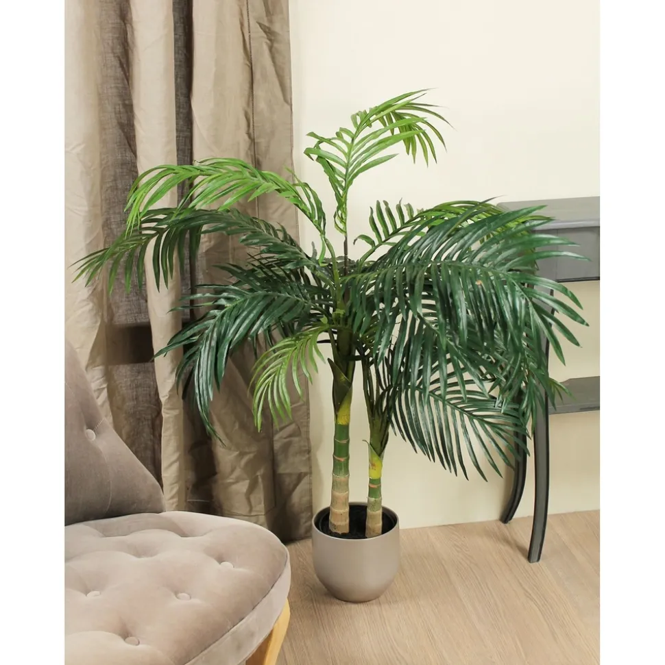 MICA - Palmier golden cane en pot, vert Ø 100 x H. 120 cm