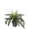 MICA - Plante artificielle : Pot cycas D.13,5 x H.37 cm