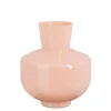 MICA - Vase Judy en verre, coloris rose - H.29,5xD.25cm
