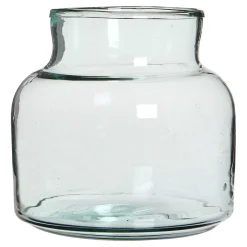 MICA - Vase Vienne en verre recyclé - H.20xD.21cm