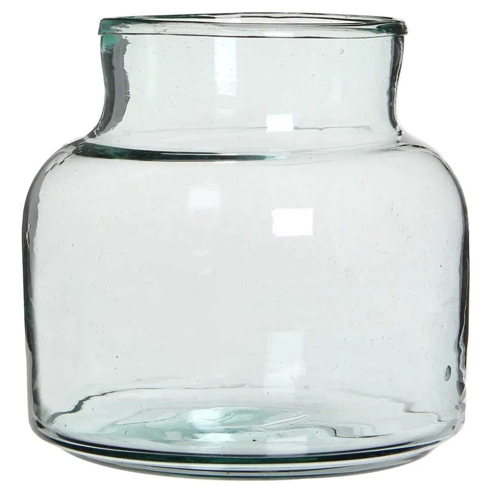 MICA - Vase Vienne en verre recyclé - H.20xD.21cm