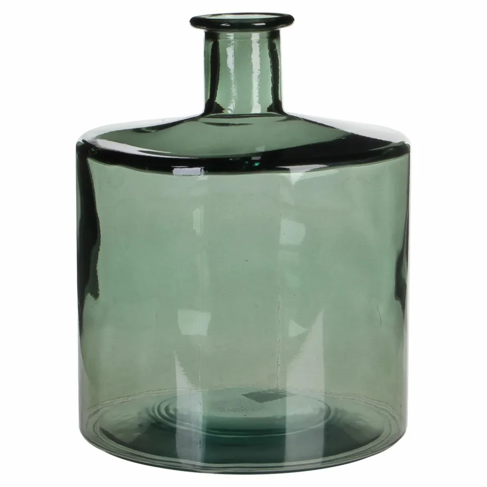 MICA DECORATIONS - Mica decorations - vase bouteille en verre recyclé vert h26