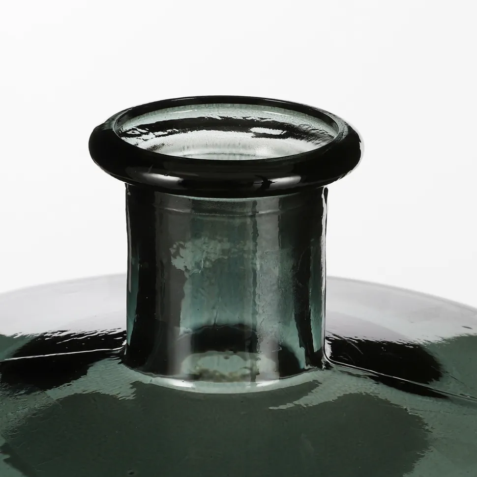 MICA DECORATIONS - Mica decorations - vase bouteille en verre recyclé vert h26