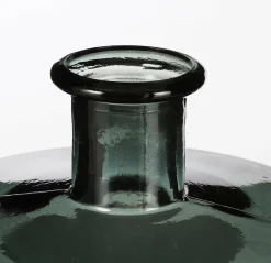 MICA DECORATIONS - Mica decorations - vase bouteille en verre recyclé vert h26