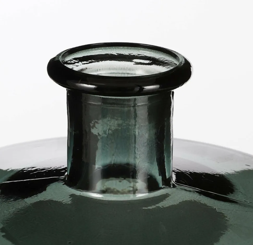 MICA DECORATIONS - Mica decorations - vase bouteille en verre recyclé vert h26