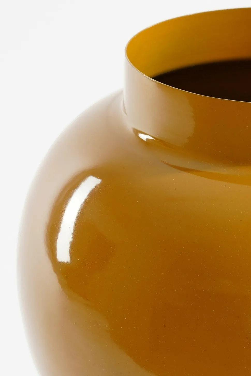 MICA DECORATIONS - Mica decorations - vase en métal marron h37