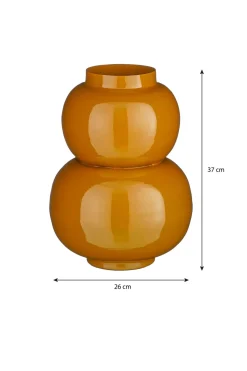 MICA DECORATIONS - Mica decorations - vase en métal marron h37