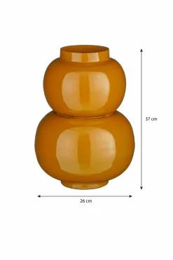 MICA DECORATIONS - Mica decorations - vase en métal marron h37