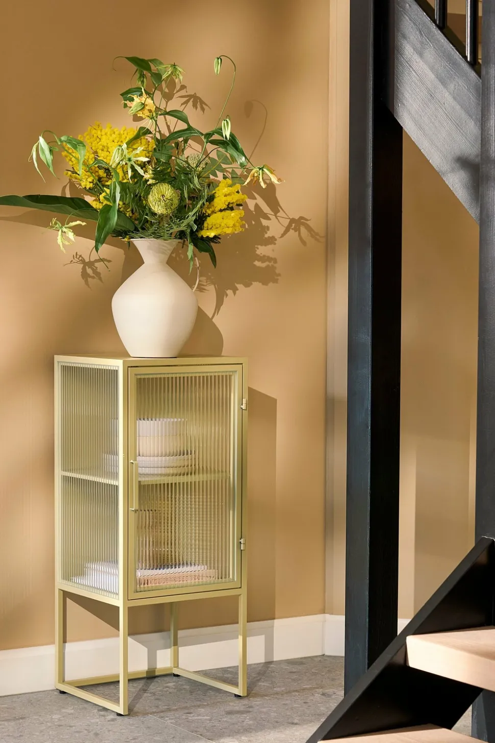 MICA DECORATIONS - Mica decorations - vase en céramique blanc cassé h31