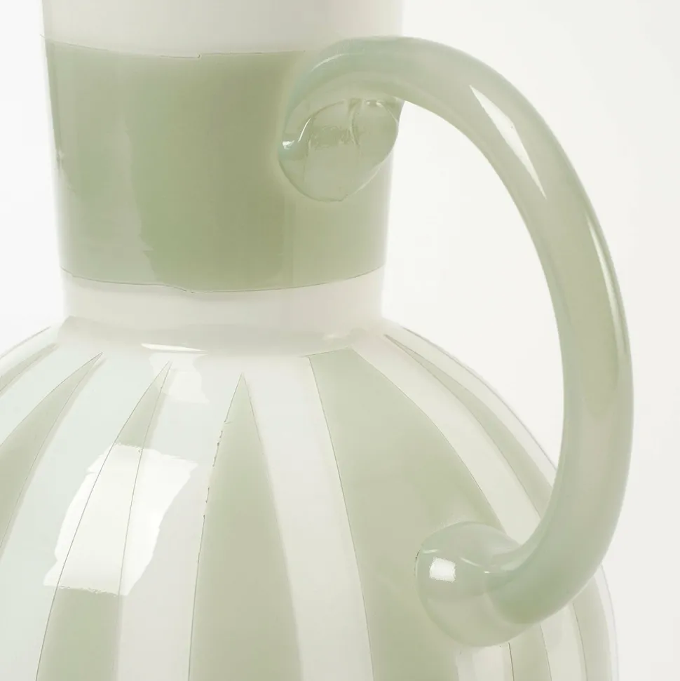 MICA DECORATIONS - Mica decorations - vase en verre vert clair h21