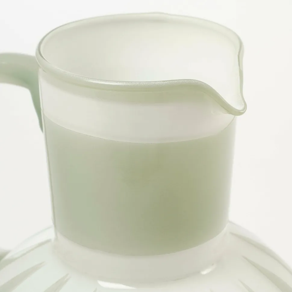 MICA DECORATIONS - Mica decorations - vase en verre vert clair h21