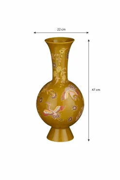 MICA DECORATIONS - Mica decorations - vase en céramique ocre h47