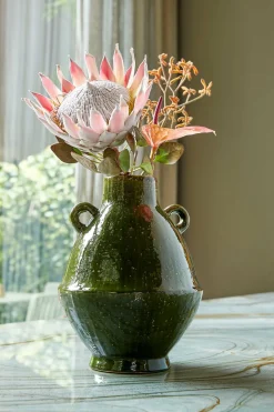 MICA DECORATIONS - Mica decorations - vase en céramique vert h34