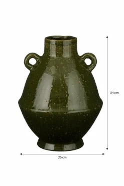 MICA DECORATIONS - Mica decorations - vase en céramique vert h34