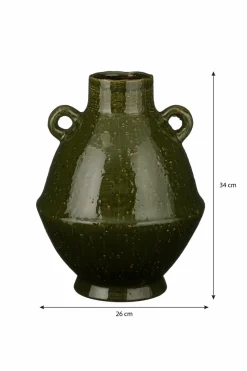 MICA DECORATIONS - Mica decorations - vase en céramique vert h34