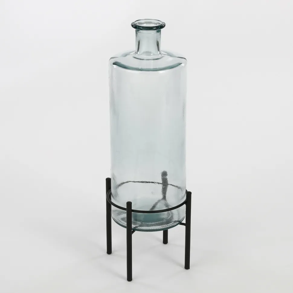 MICA DECORATIONS - Mica decorations - vase bouteille en verre recyclé h40