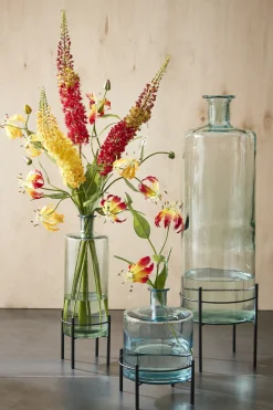 MICA DECORATIONS - Mica decorations - vase bouteille en verre recyclé h40