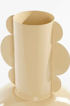 MICA DECORATIONS - Mica decorations - vase en métal beige h36
