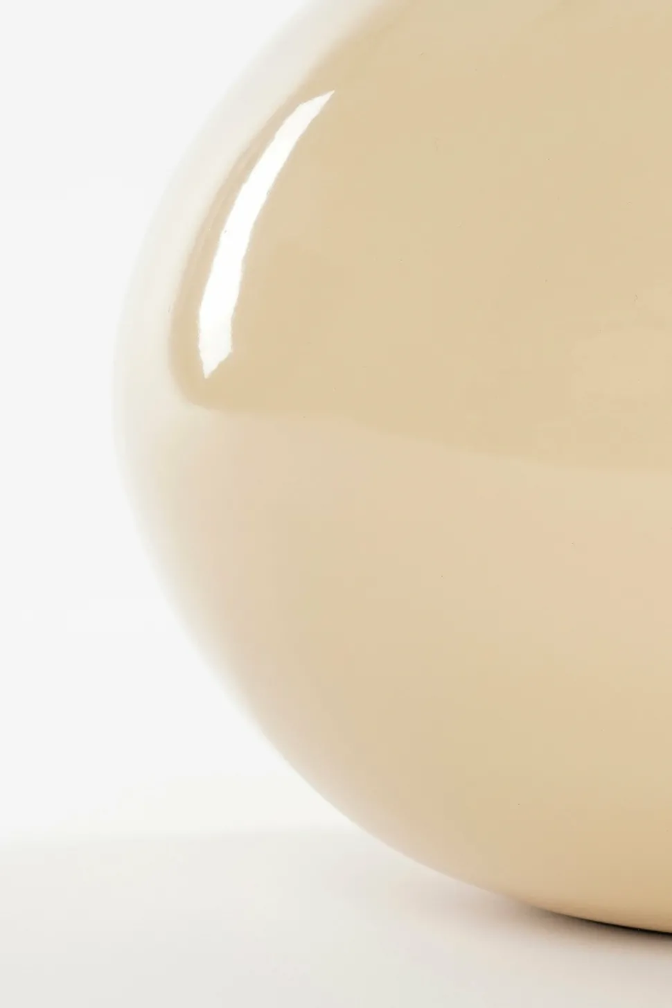 MICA DECORATIONS - Mica decorations - vase en métal beige h36