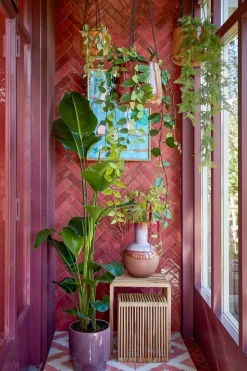 MICA DECORATIONS - Mica decorations - vase en céramique terre h42