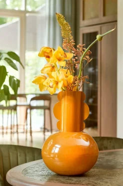 MICA DECORATIONS - Mica decorations - vase en métal marron h36