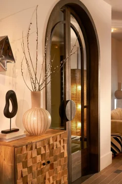 MICA DECORATIONS - Mica decorations - vase en céramique crème h42