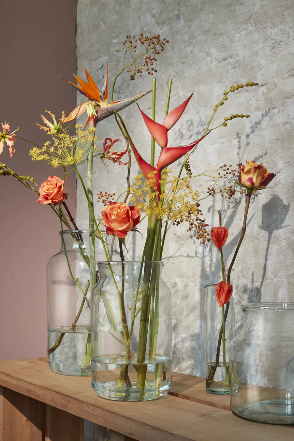 MICA DECORATIONS - Mica decorations - vase en verre recyclé h20