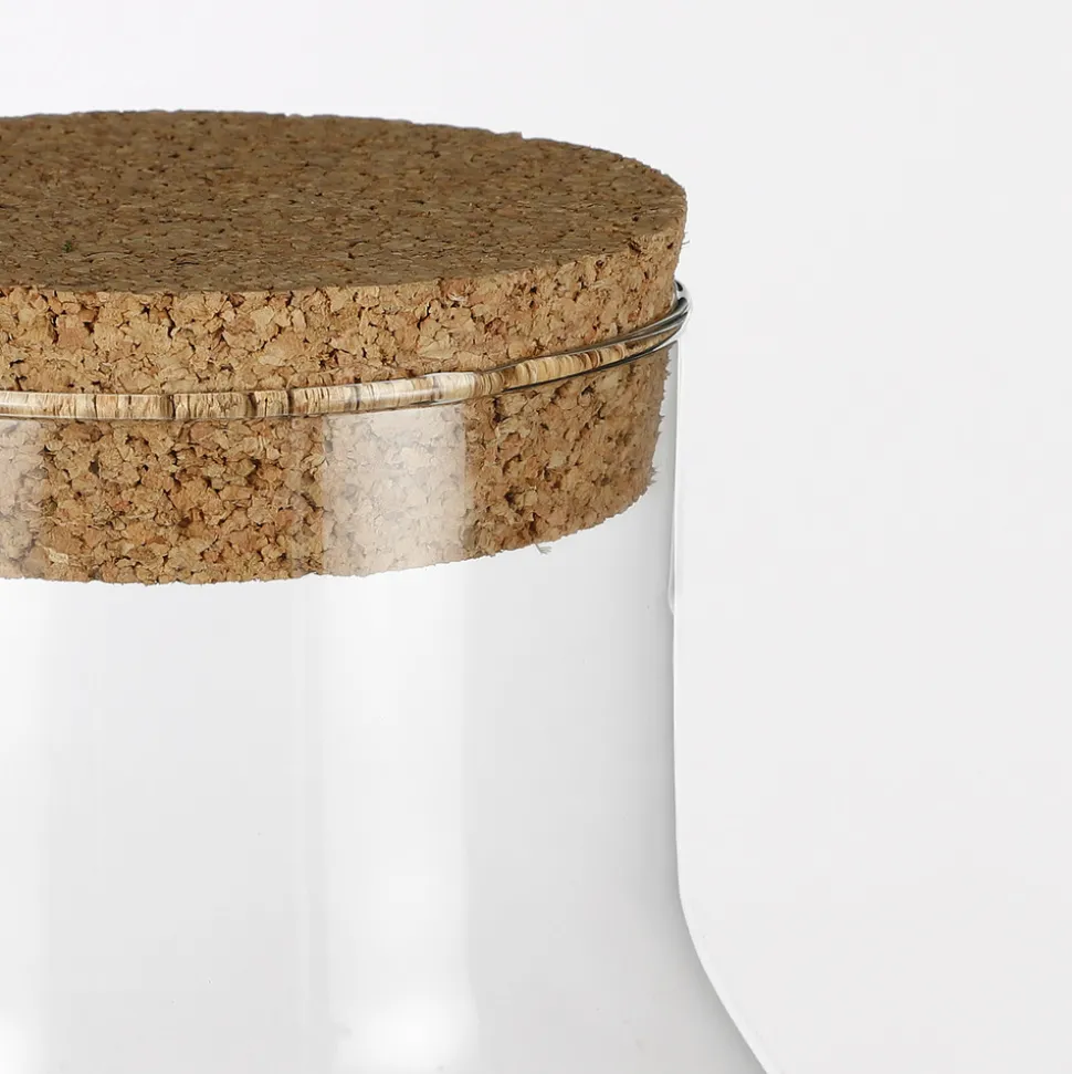 MICA DECORATIONS - Mica decorations - vase en verre recyclé h32