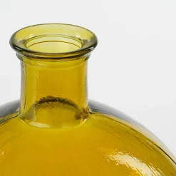 MICA DECORATIONS - Mica decorations - vase bouteille en verre recyclé ocre h42