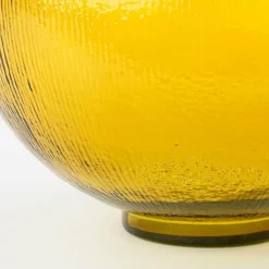 MICA DECORATIONS - Mica decorations - vase bouteille en verre recyclé ocre h42