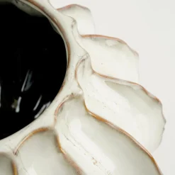 MICA DECORATIONS - Mica decorations - vase en céramique blanc cassé h35