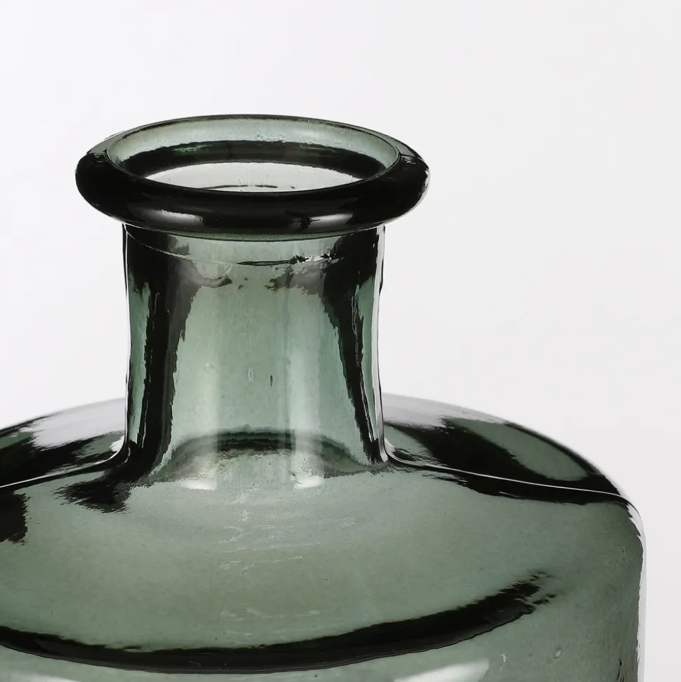 MICA DECORATIONS - Mica decorations - vase bouteille en verre recyclé vert h40