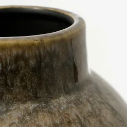 MICA DECORATIONS - Mica decorations - vase en céramique bleu h38