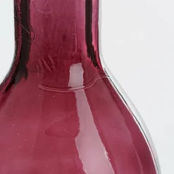 MICA DECORATIONS - Mica decorations - vase bouteille en verre recyclé bordeaux h75