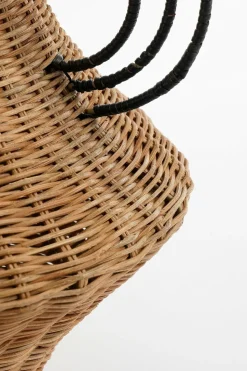 MICA DECORATIONS - Mica decorations - vase en rotin marron h43