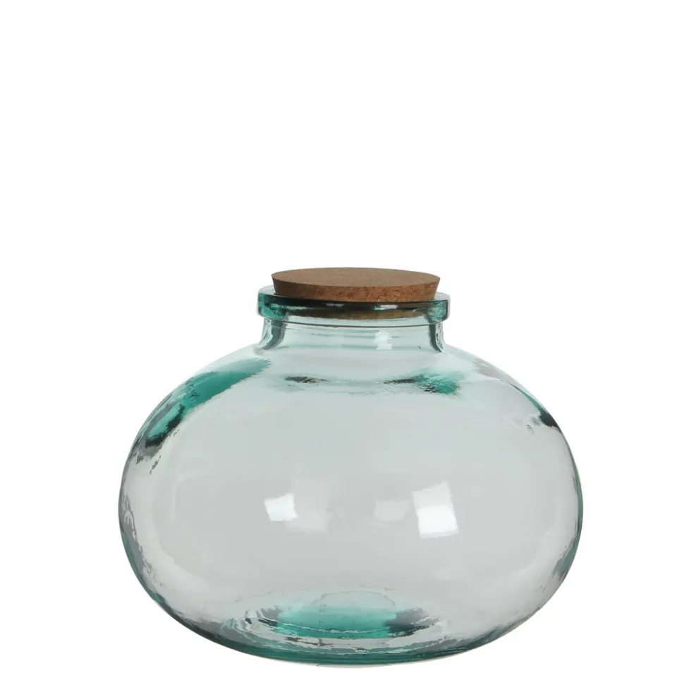 MICA DECORATIONS - Mica decorations - vase en verre recyclé h23