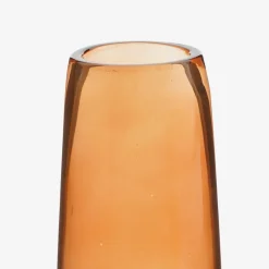 MICA DECORATIONS - Mica decorations - vase a fleur en verre marron h37.5