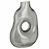 MICA DECORATIONS - Mica decorations - vase en verre gris clair h25