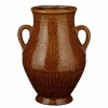 MICA DECORATIONS - Mica decorations - vase en céramique marron h39
