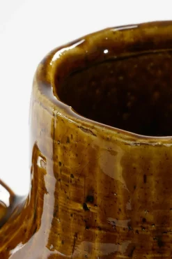 MICA DECORATIONS - Mica decorations - vase en céramique marron h34