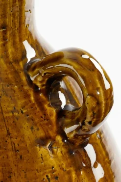 MICA DECORATIONS - Mica decorations - vase en céramique marron h34