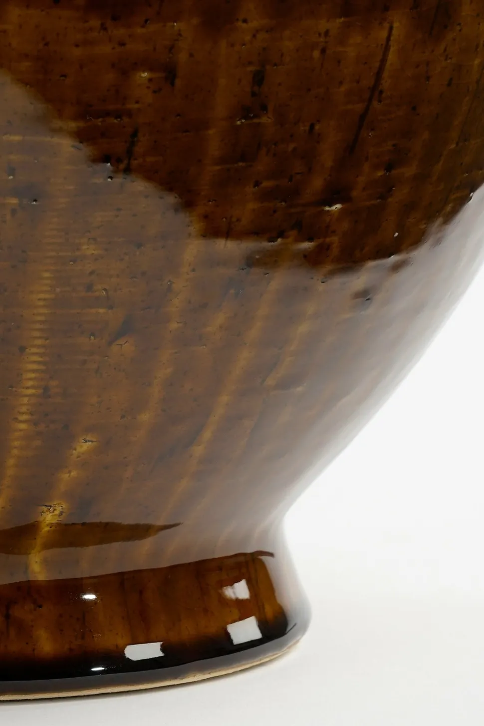 MICA DECORATIONS - Mica decorations - vase en céramique marron h34