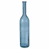 MICA DECORATIONS - Mica decorations - vase bouteille en verre recyclé bleu h100