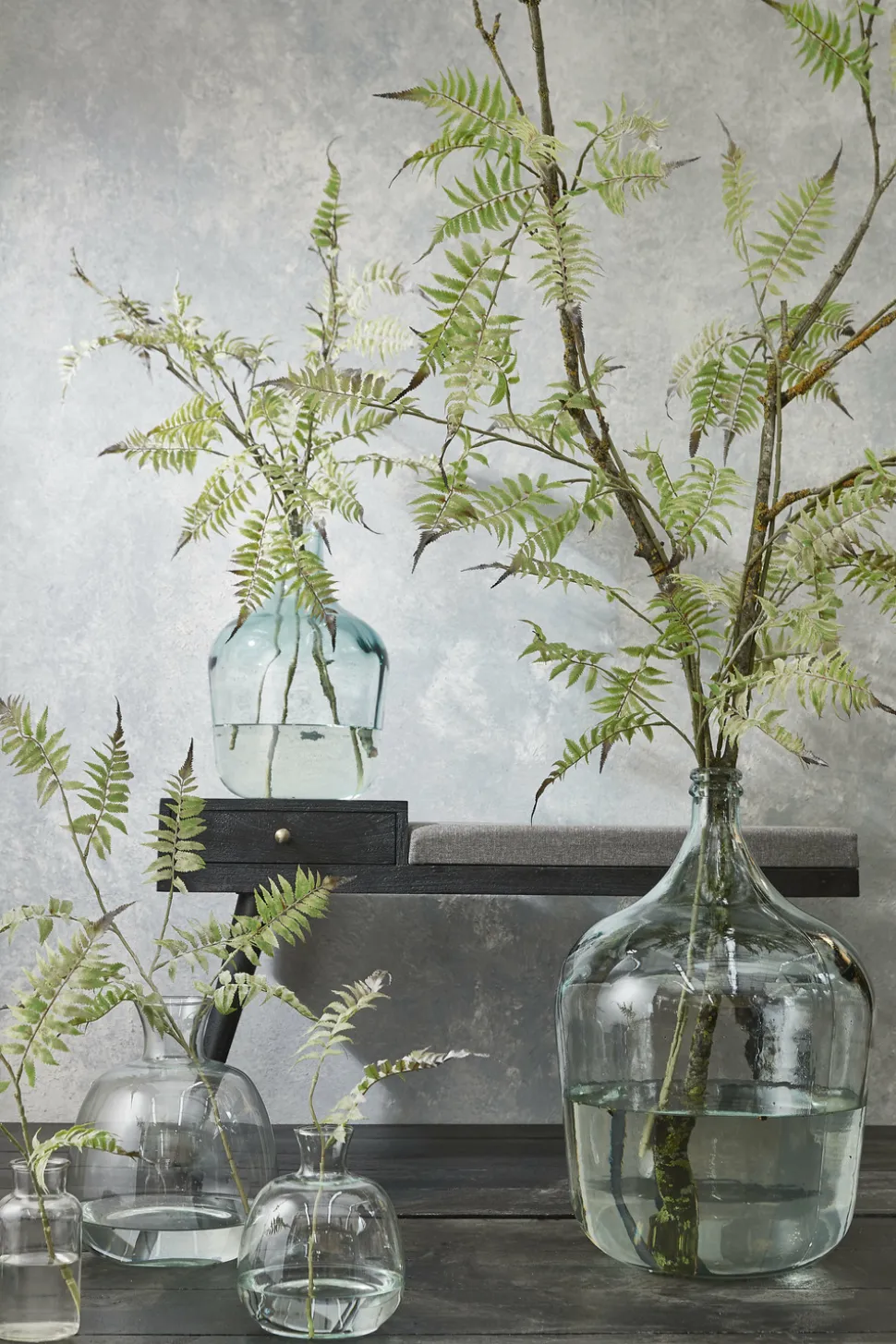 MICA DECORATIONS - Mica decorations - vase bouteille en verre recyclé h42