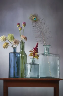 MICA DECORATIONS - Mica decorations - vase bouteille en verre recyclé h26