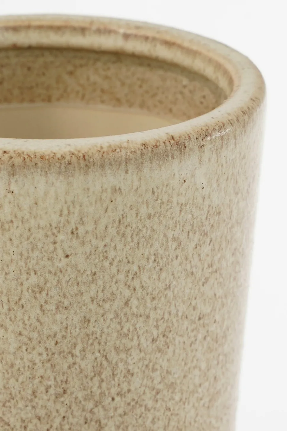 MICA DECORATIONS - Mica decorations - vase en céramique crème h52