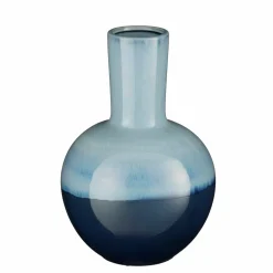 MICA DECORATIONS - Mica decorations - vase en céramique bleu h42