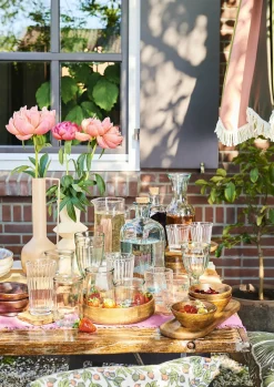 MICA DECORATIONS - Mica decorations - plateau apéritif 3 coupelles en bois de manguier marron clair