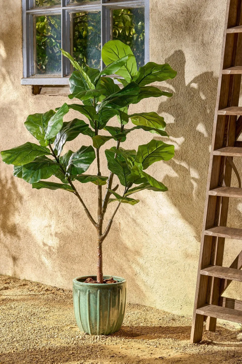 MICA DECORATIONS - Mica decorations - ficus lyrata plante artificielle vert h150